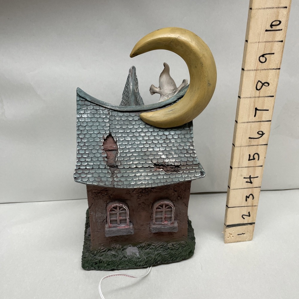VINTAGE HALLOWEEN HOUSE LIGHT UP Color Changing DECORATION SPOOKY TESTED - Picture 9 of 16